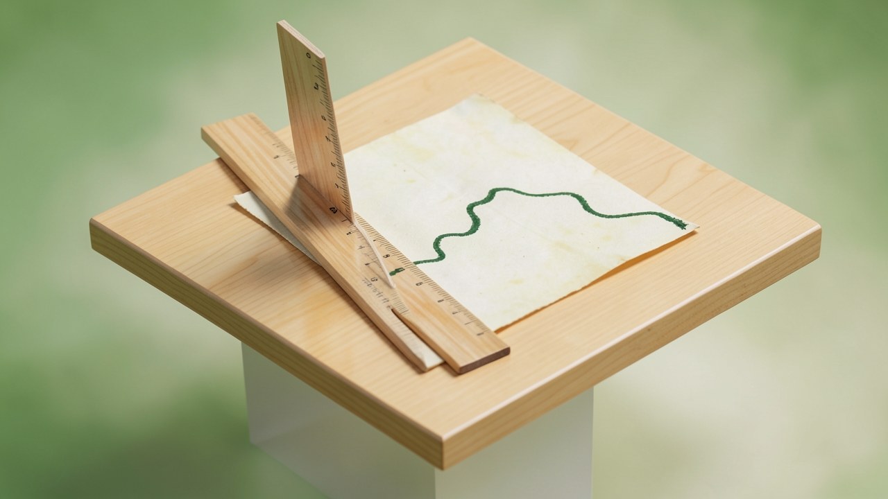 A straight ruler and a wavy curve on paper, symbolizing fixed and variable rates